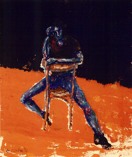 S/T Acrylic Panel Figure Painting