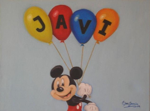 INFANTIL_Javi Óleo Lienzo Otros