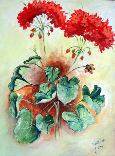 primavera Oil Canvas Floral Painting