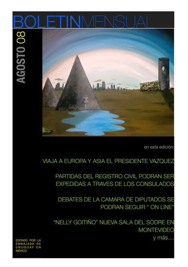 Portada del boletin informativo 2008 