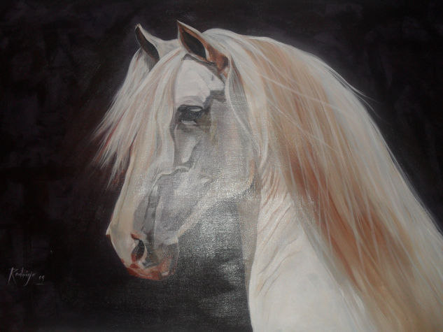 CABALLO Acrylic Canvas Animals