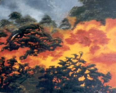 Incendio Oil Canvas