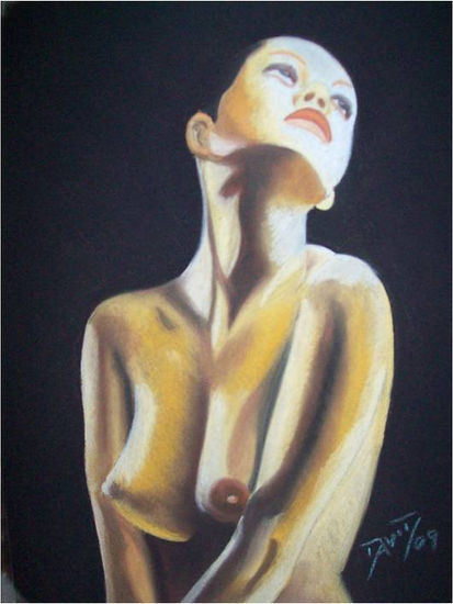 Apasionada Pastel Papel Desnudos