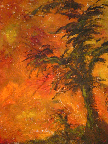 Arbol solitario 1 Oil Canvas