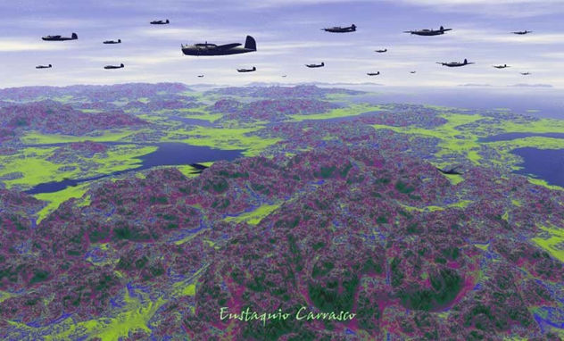Aviones sobrevolando Gasmineland