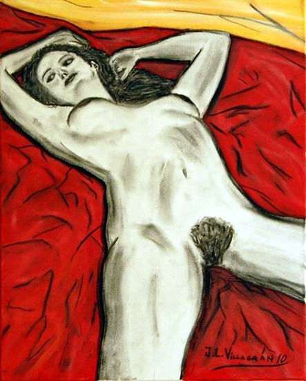 Pereza Óleo Lienzo Desnudos