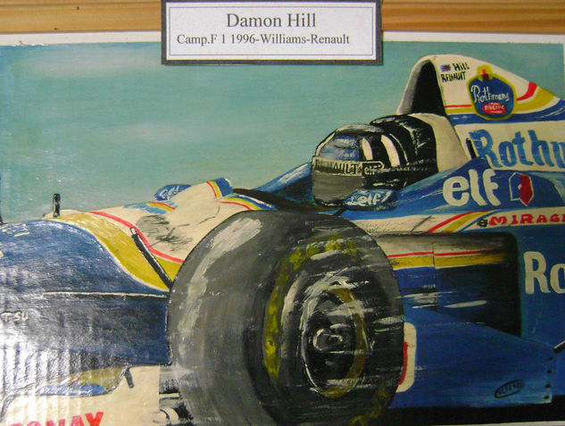 F 1 Demon Hill Acrylic Card Sports