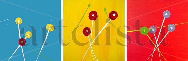 Fleurs Composition1  40x40