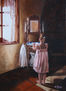 Niña en el lavabo (Copia de otro Autor)
