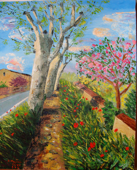 nuevo ciclo Oil Canvas Landscaping