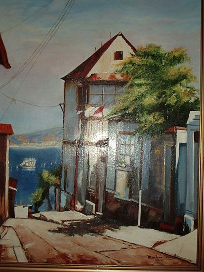 Valparaíso Óleo Lienzo