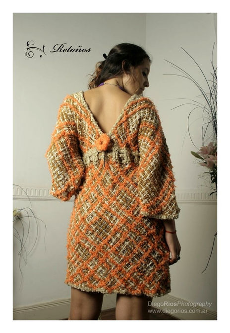 Vestido de espaldas
