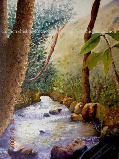 Camino de agua /Water way/façon dont l'eau/Wasserweg