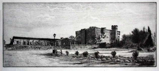 Castillo de las Arguijuela - Cáceres Etching Process