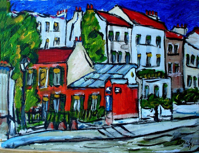 PARÍS, LE LAPÍN AGILE Oil Canvas Landscaping