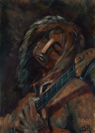 Bluesman Oil Others Figure Painting