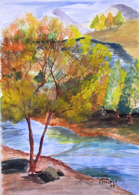 Otoño y río