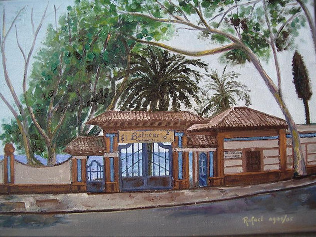 Baños del Carmen Oil Canvas