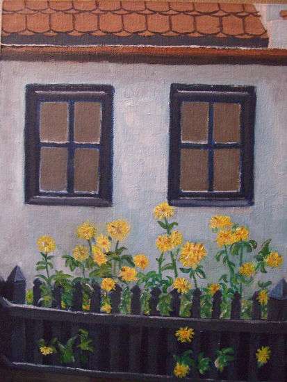 ventanas de Praga Oil Panel Landscaping