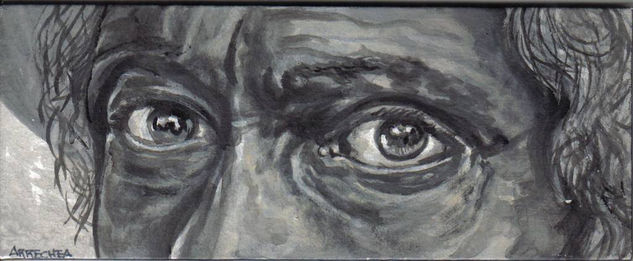 ojos 6 Acrylic Canvas Portrait