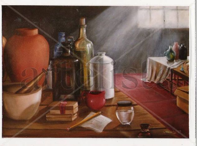 El Sótano del Dr. Nuñez Oil Canvas Still Life Paintings