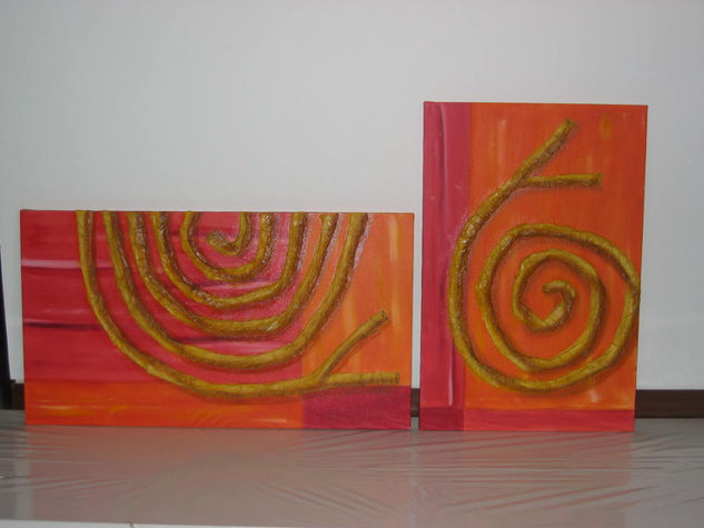 LOS ESPIRALES Oil Canvas