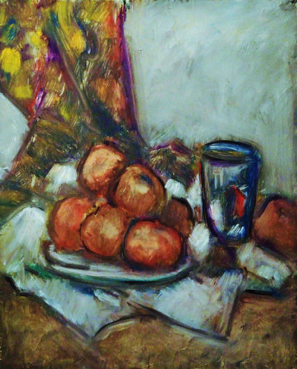 Bodegon con manzanas
