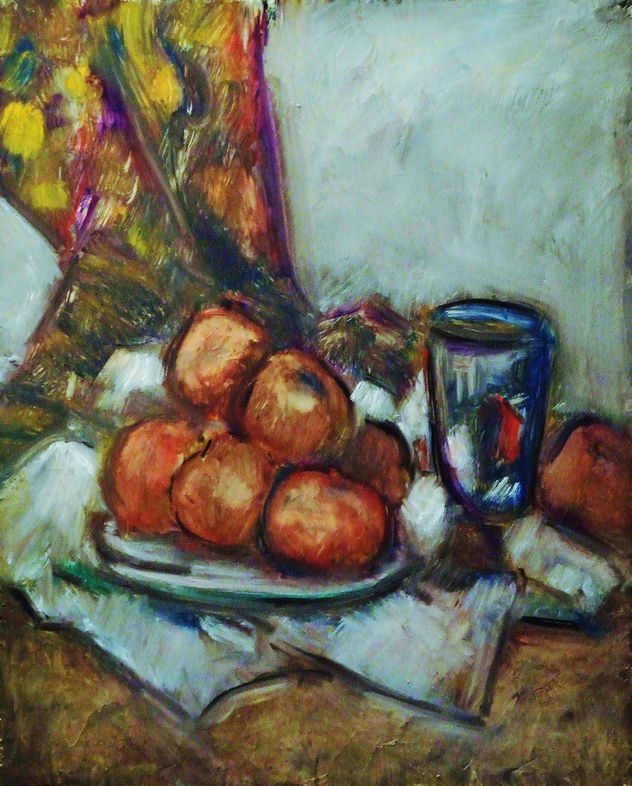 Bodegon con manzanas