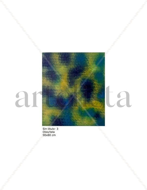 abstracción en amarillo/azul