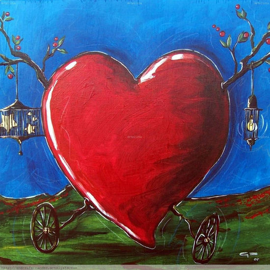 CORAZON SOBRE RUEDAS Acrylic Panel Others