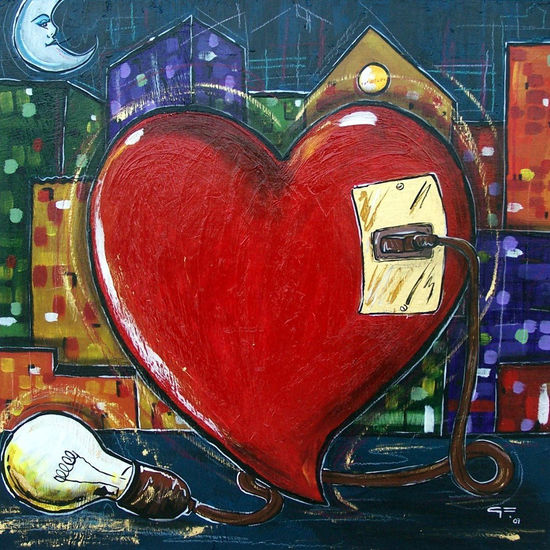 CORAZON ENCHUFADO Acrylic Panel Others