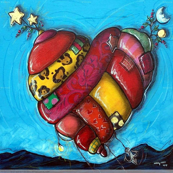 CORAZON DE GLOBO I Acrylic Panel Others