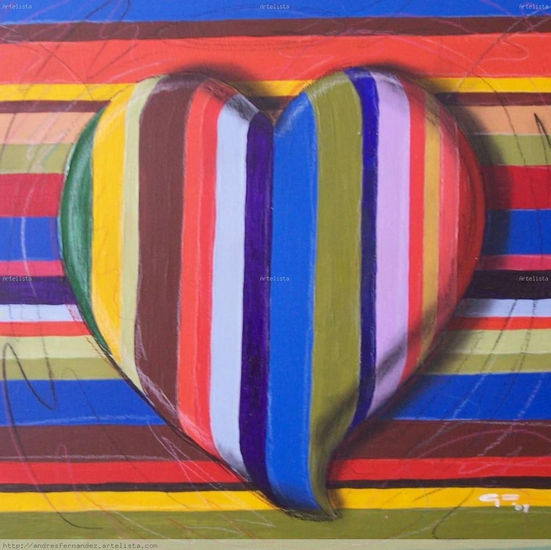 CORAZON TECNICOLOR Acrylic Panel Others