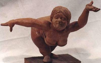 bailarina 5 Terracotta Figurative