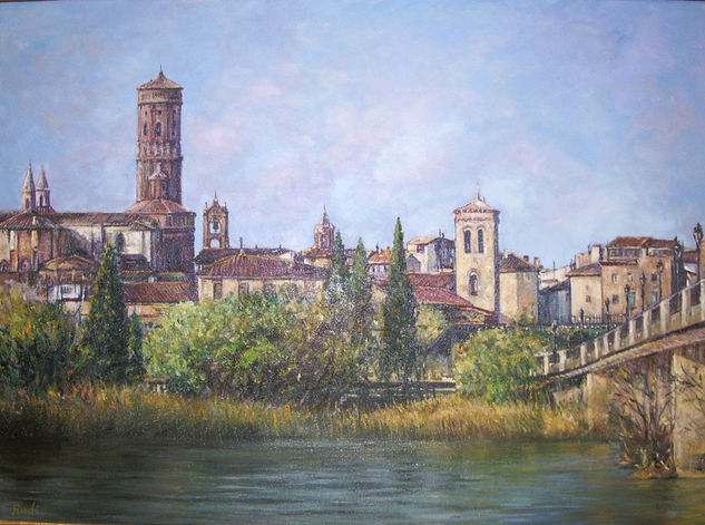 TUDELA (Navarra) Oil Canvas Landscaping