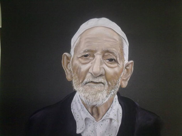 Azerbaiyan Pastel Paper Portrait