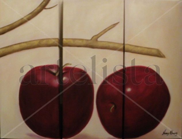 MANZANAS Oil Canvas Still Life Paintings