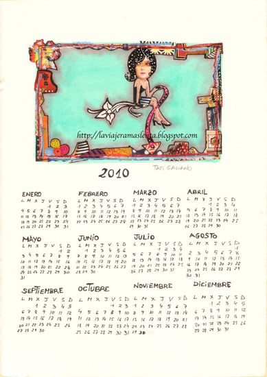 Calendario 2010-2 Paper Figure