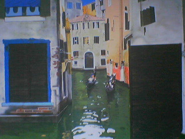 venecia Acrílico Otros Paisaje