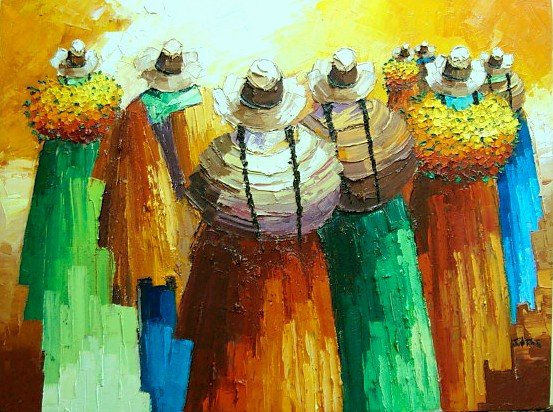 cholitas Oil Canvas Others