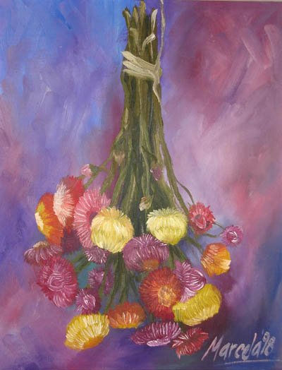 SIEMPREVIVAS Oil Canvas Floral Painting