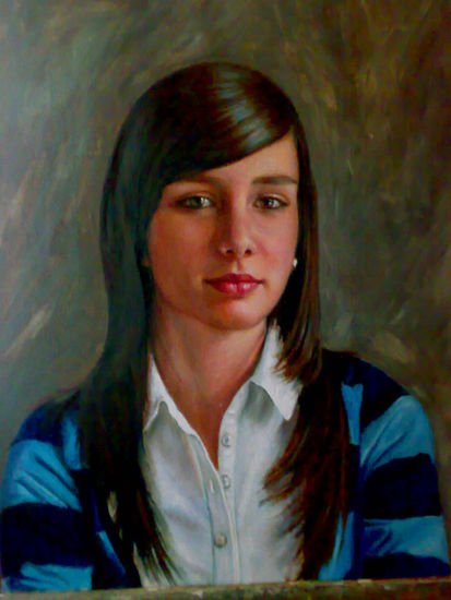 Laura Oil Canvas Portrait