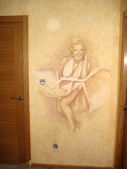 Mural Marilyn 1 Acrylic Others Figure Painting