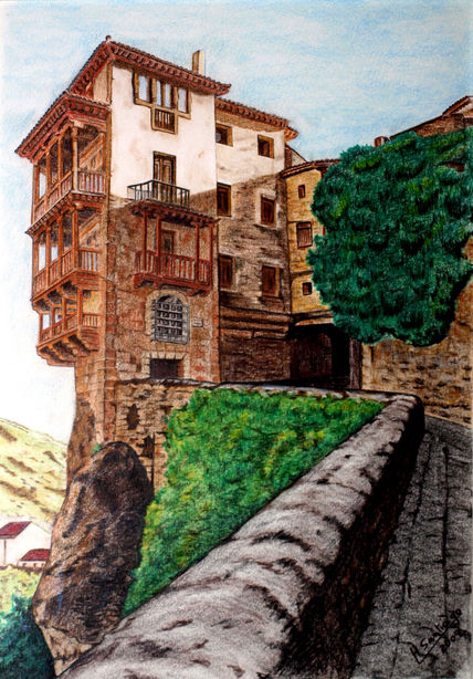 Casas colgantes....