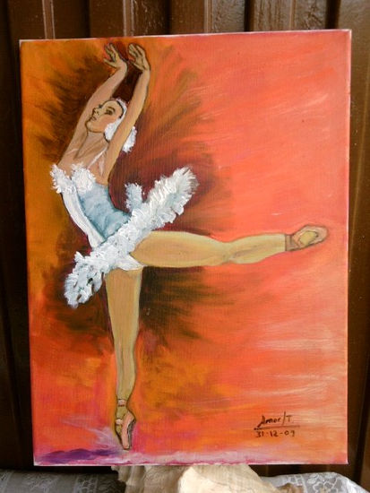 65-DANZA 3 Oil Canvas Figure Painting