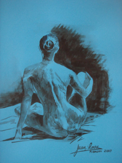 DESNUDO FEMENINO DE ESPALDAS Ink