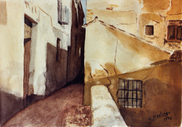 Calle de Toledo-1 Watercolour Paper Landscaping