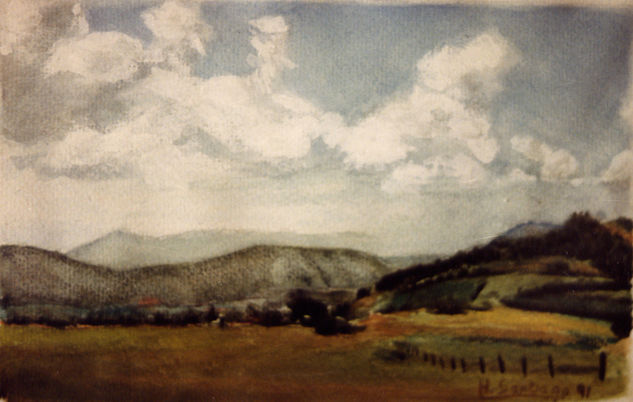 Paisaje de Cantabria Watercolour Paper Landscaping