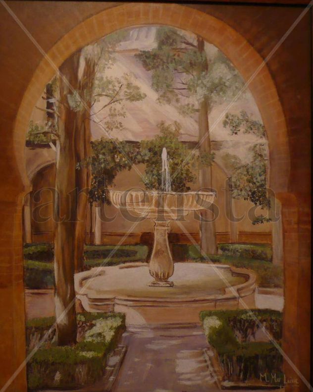 Patio de la Alhambra de Granada