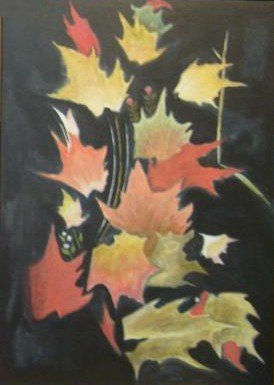 otoño I Acrylic Canvas Landscaping